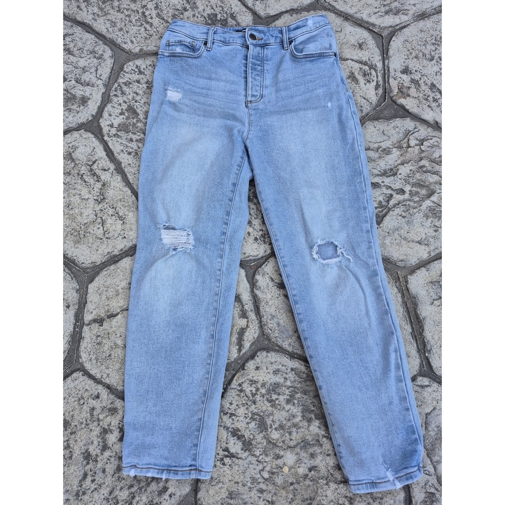 Joe Fresh Jeans Women Size 28 Light Wash High Rise Straight‎ EUC